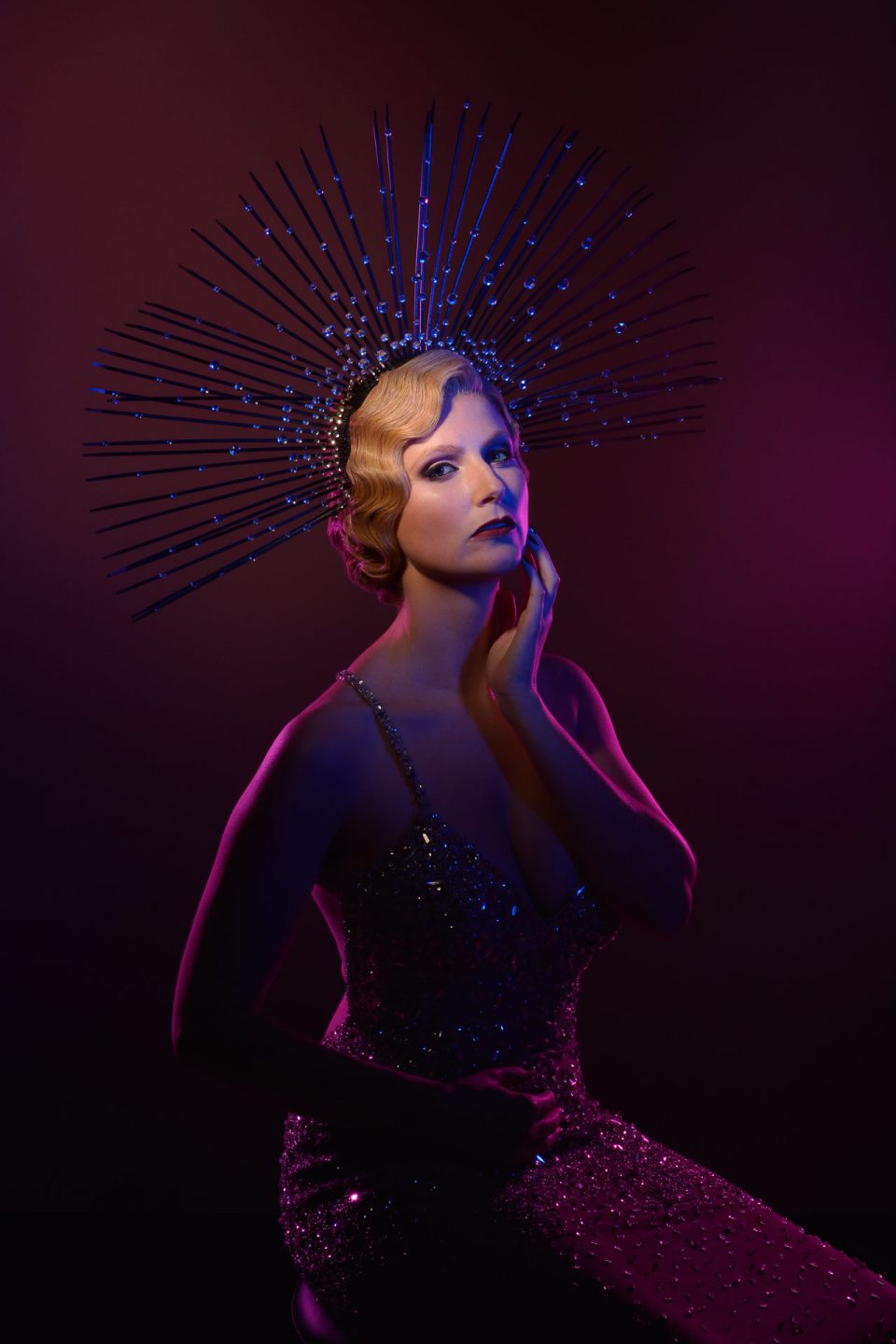 Styled portret photography - À la Greta Garbo